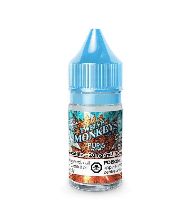 TWELVE MONKEY E-JUICE SALT ICE AGE 30ML