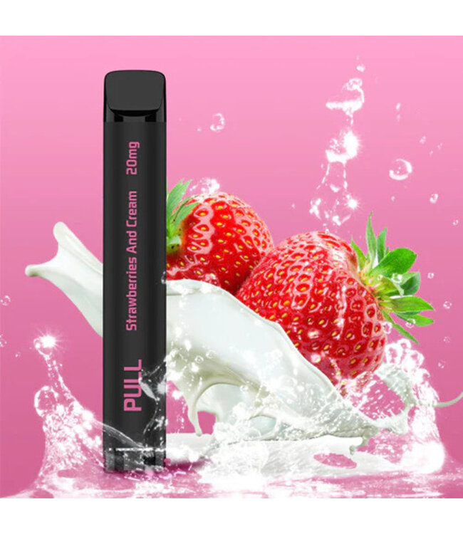 PULL 2500 PUFFS STRAWBERRIES AND CREAM