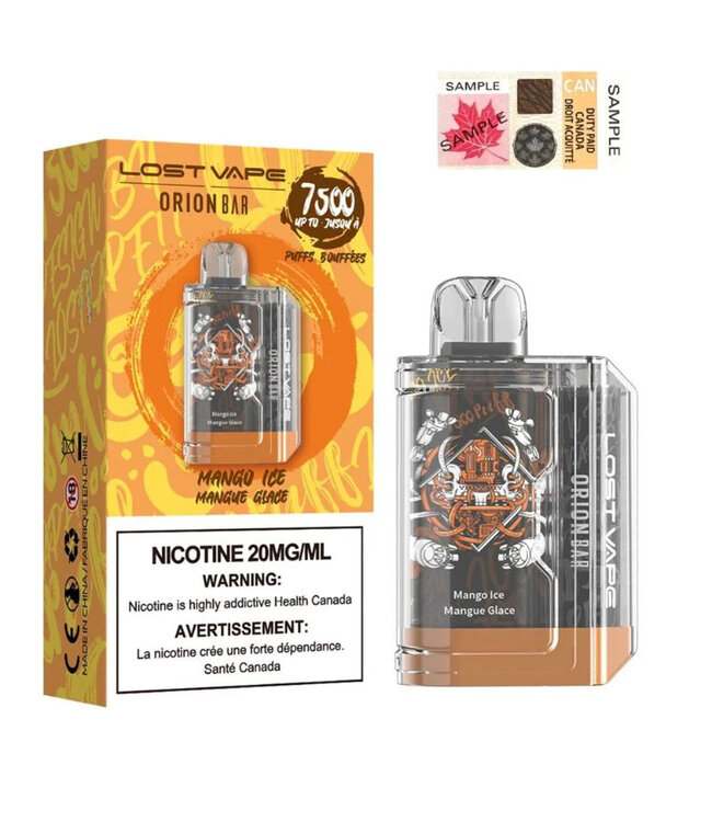 LOST VAPE ORION BAR 7500 MANGO ICE