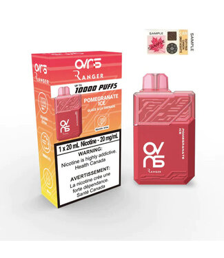 OVNS RANGER 10000 PUFFS  POMEGRANTE ICE