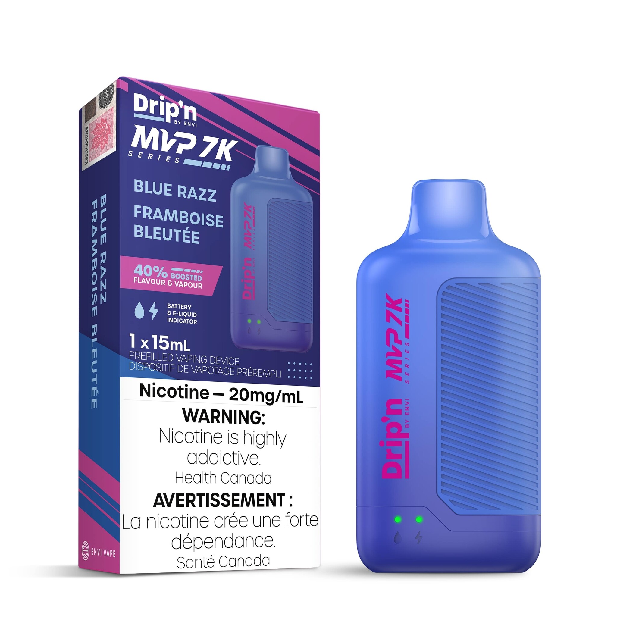 DRIP'N MVP 7K BLUE RAZZ