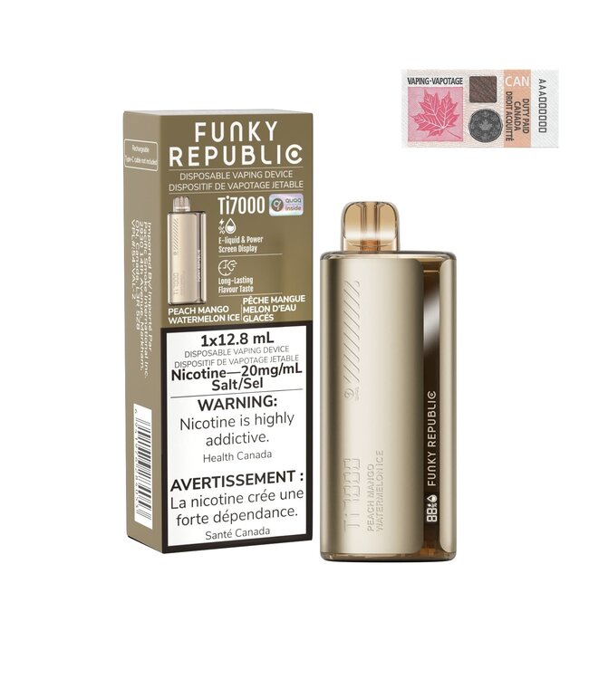 FUNKY REPUBLIC 7000 PEACH MANGO WATERMELON