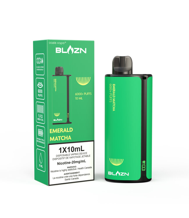 BLAZN 6000+ PUFFS EMERALD MATCHA