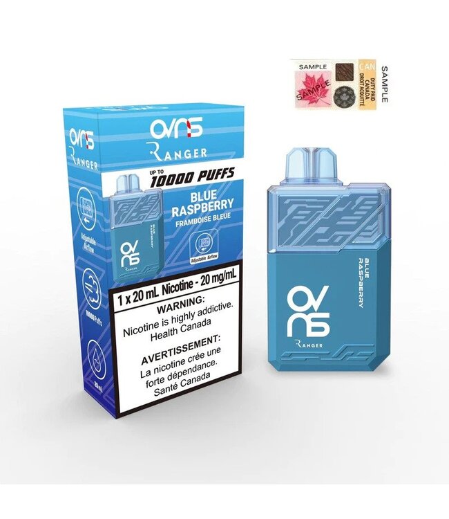 OVNS RANGER 10000 PUFFS  BLUE RASPBERRY