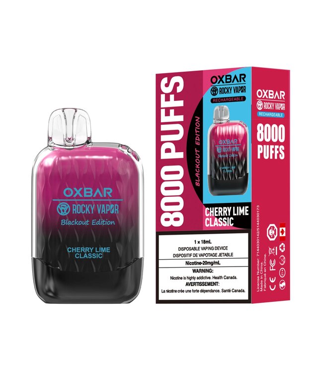 OXBAR 8000 CHERRY LIME CLASSIC