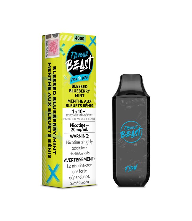 FLAVOUR BEAST 4000 PUFFS BLESSED BLUEBERRY MINT ICED