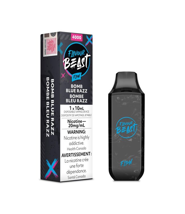 FLAVOUR BEAST 4000 PUFFS BOMB BLUE RAZZ 20MG