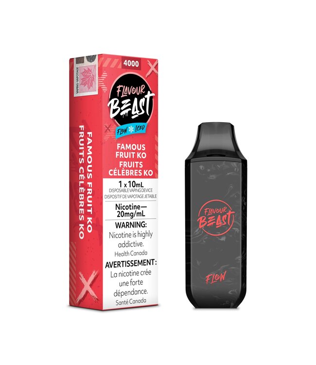 FLAVOUR BEAST 4000 PUFFS FAMOUS FRUIT KO ICED