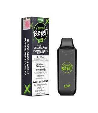 FLAVOUR BEAST FLAVOUR BEAST 4000 PUFFS GUSTO GREEN APPLE