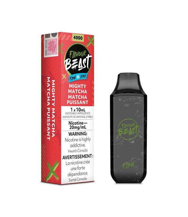 FLAVOUR BEAST 4000 PUFFS Mighty Matcha Iced 20MG