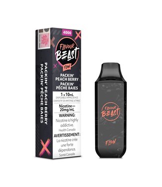 FLAVOUR BEAST FLAVOUR BEAST 4000 PUFFS POP'N PEACH BERRY