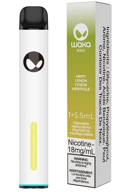 WAKA SOLO MINTY LEMON - Lucky Vape