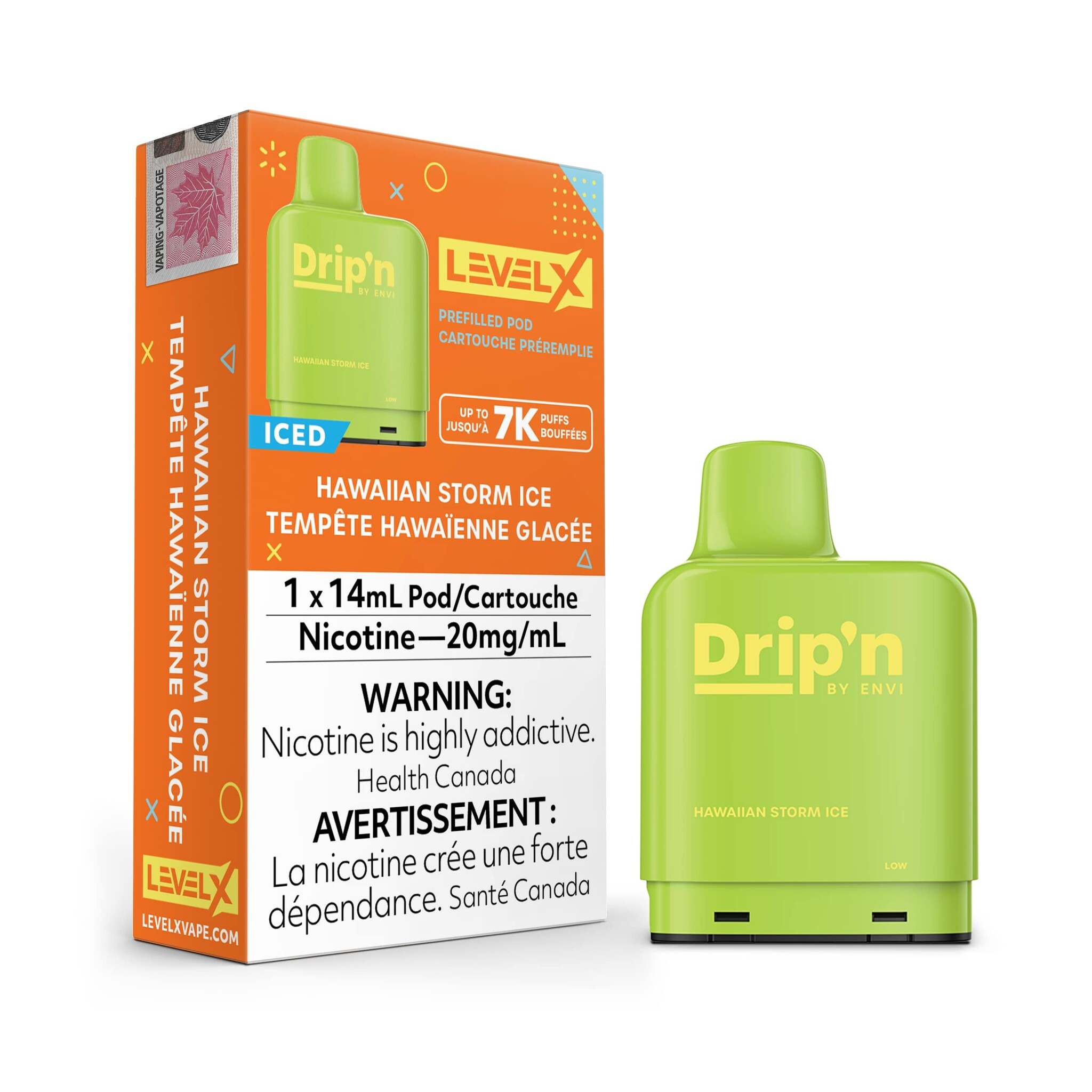 Level X Drip'n Pod Hawaiian Storm Ice 7k puffs