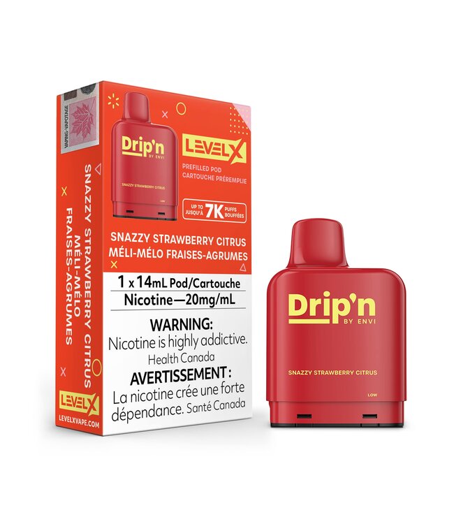 Level X Drip'n Pod Snazzy Strawberry Citrus