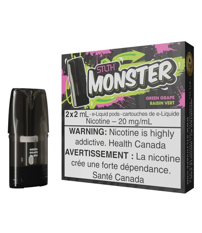 STLTH MONSTER POD GREEN GRAPE