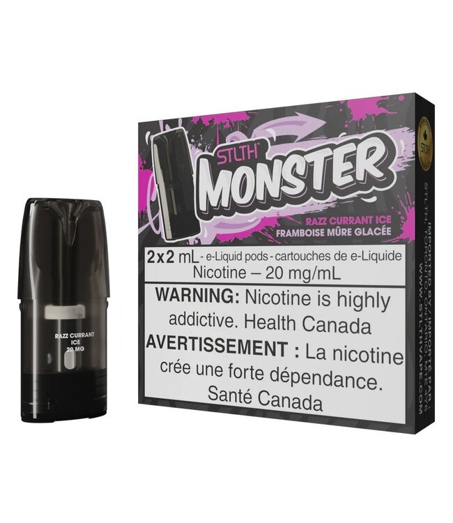 STLTH MONSTER POD RAZZ CURRANT ICE
