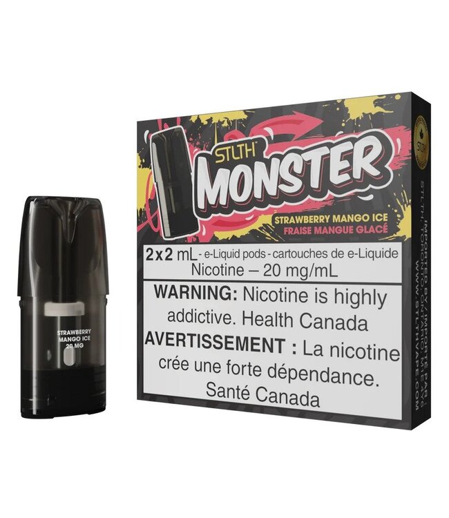 STLTH MONSTER POD STRAWBERRY MANGO ICE