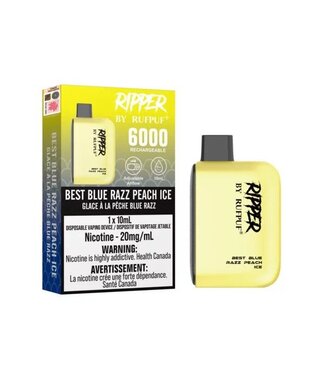 RIPPER RIPPER RUFPUF 6000 BEST BLUE RAZZ  PEACH ICE