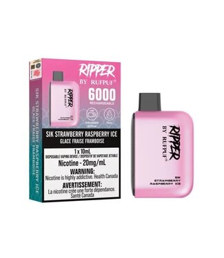 RIPPER RIPPER RUFPUF 6000 SIK STRAWBERRY RASPBERRY ICE