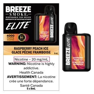 BREEZE ELITE S50 RASBERRY PEACH ICE