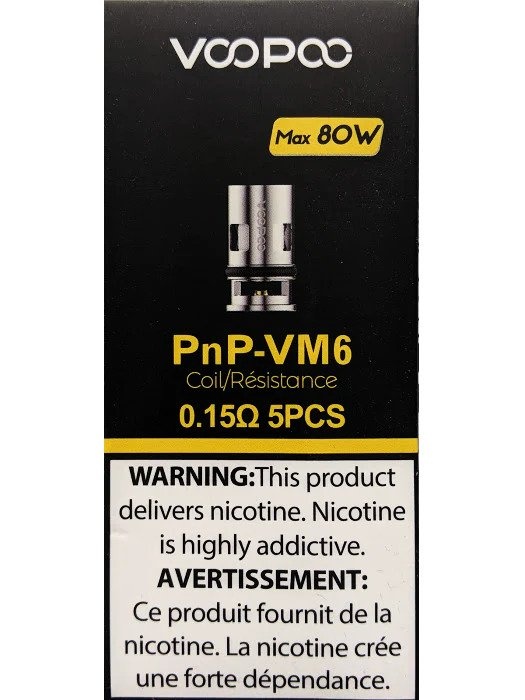 VOOPOO PNP X EMPTY REPLACEMENT POD (2PACK) [CRC] BLACK