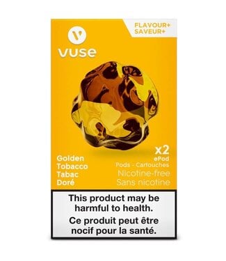 VUSE Vuse Epod-Golden Tobacco Nicotine Free 5X2