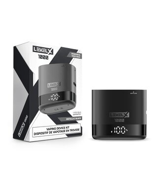 FLAVOUR BEAST LEVEL X LEVEL X 1000 DEVICE KIT - METALLIC BLACK