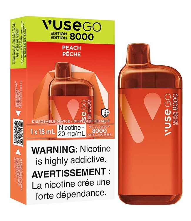 VUSE GO 8000 Peach 20mg