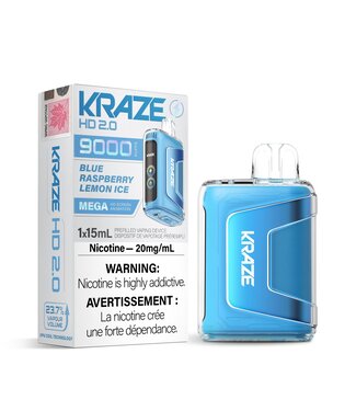 KRAZE HD 2.0 9000 BLUE RASPBERRY LEMON ICE