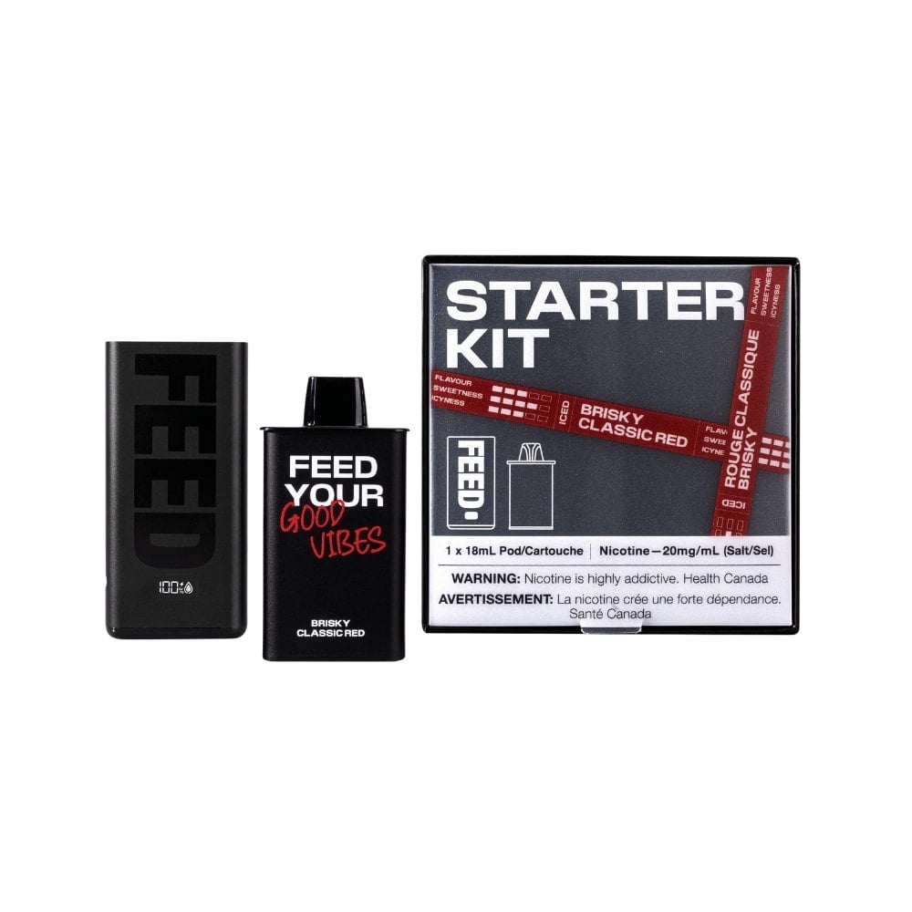 FEED STARTER KIT ICED BRISKY CLASSIC RED