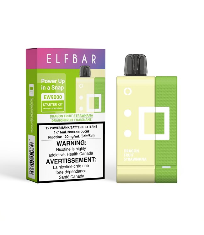 ELF BAR SNAP EW9000 STARTER KIT DRAGON FRUIT STRAWNANA