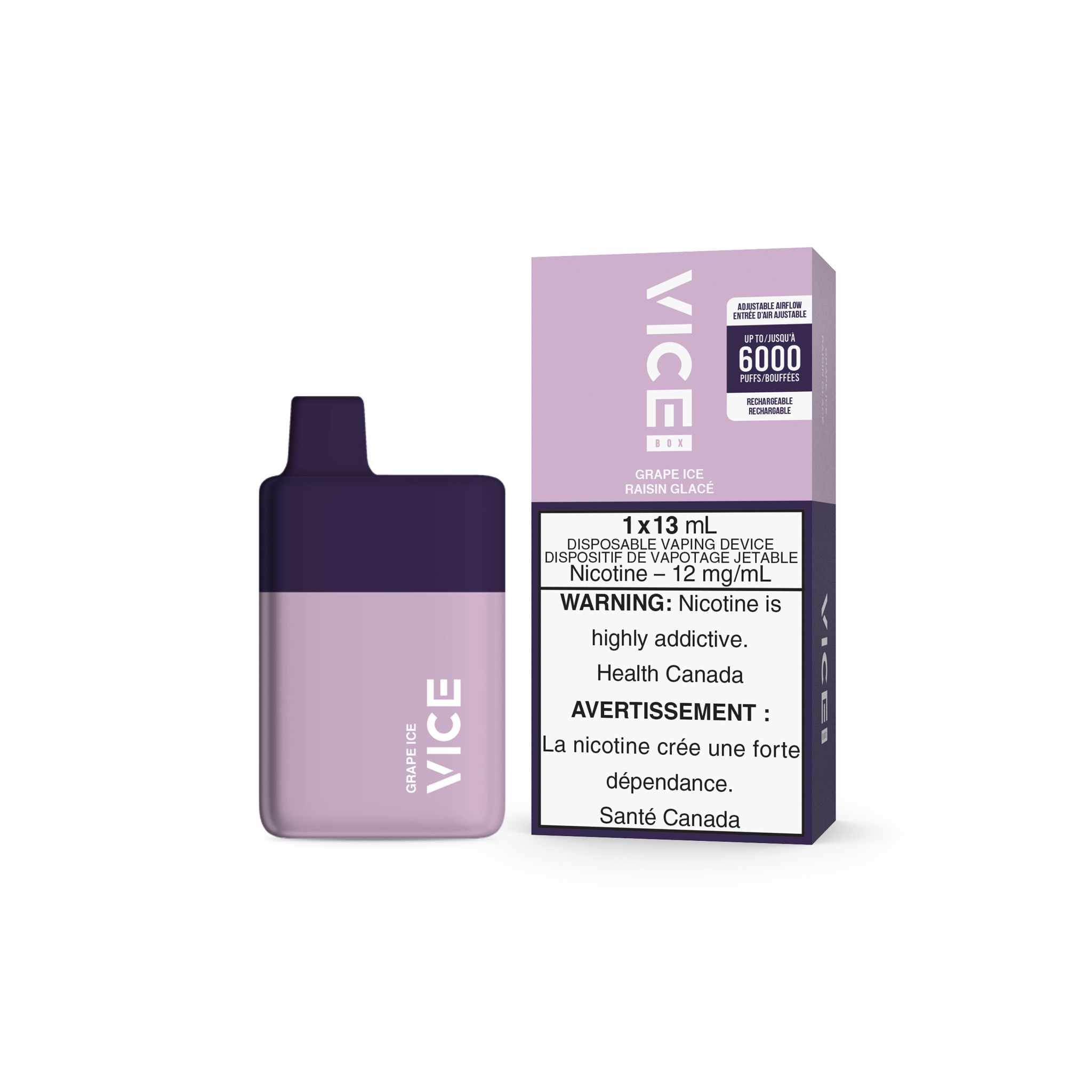 VICE BOX DISPOSABLE GRAPE ICE 12MG