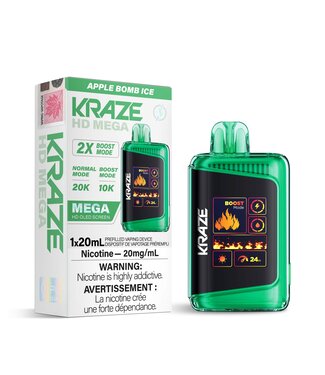KRAZE MEGA 20K APPLE BOMB ICE