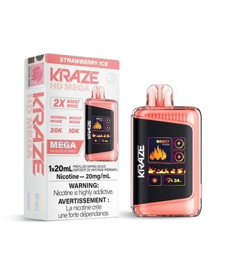 KRAZE MEGA 20K STRAWBERRY ICE