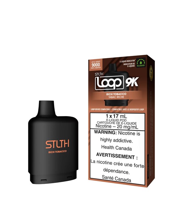 STLTH LOOP 9K POD RICH TOBACCO