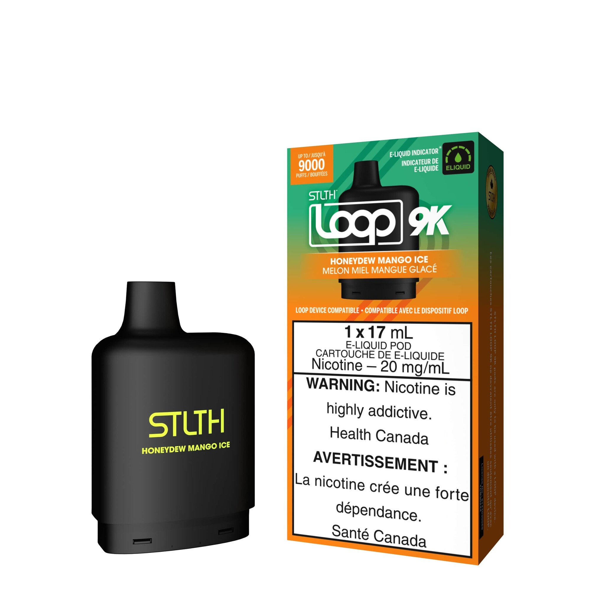 STLTH LOOP 9K POD HONEY DEWMANGO ICE