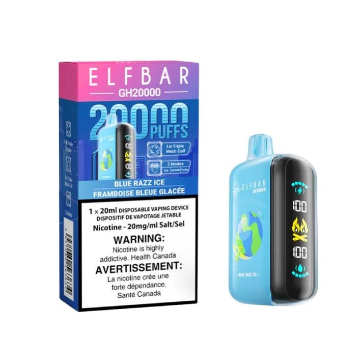 ELFBAR GH20000 BLUE RAZZ ICE