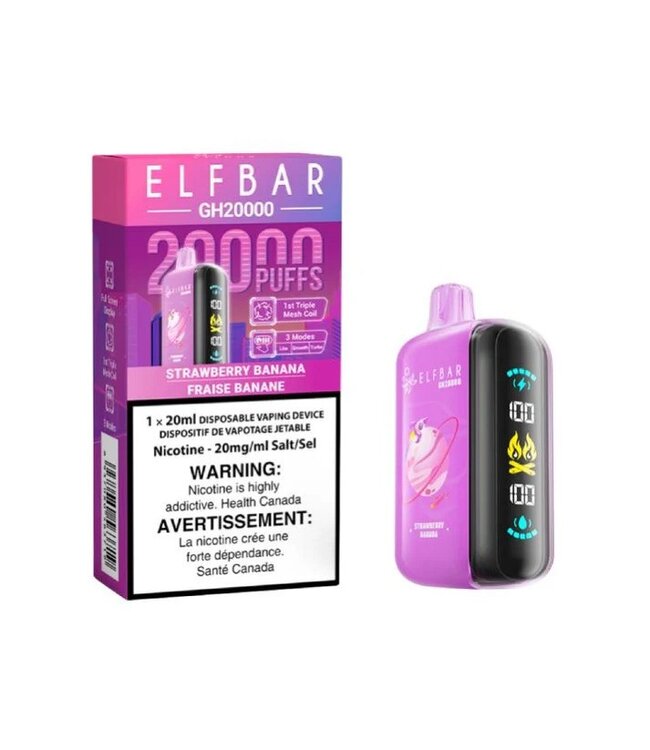 ELFBAR GH20000 STRAWBERRY BANANA