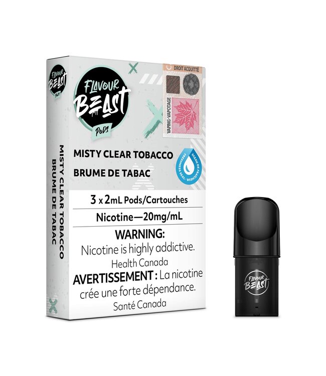 FLAVOUR BEAST POD MISTY CLEAR TOBACCO