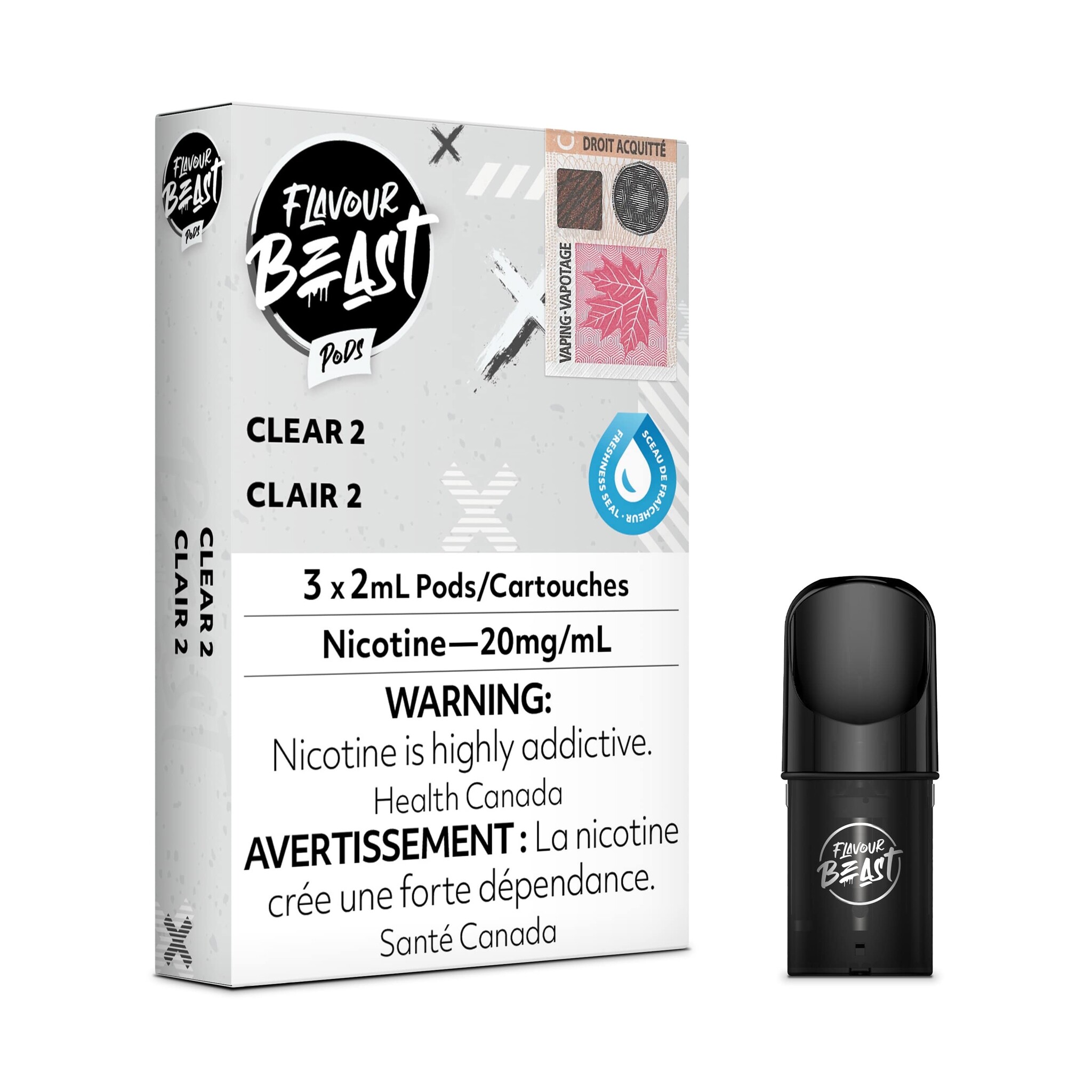 FLAVOUR BEAST POD CLEAR 2