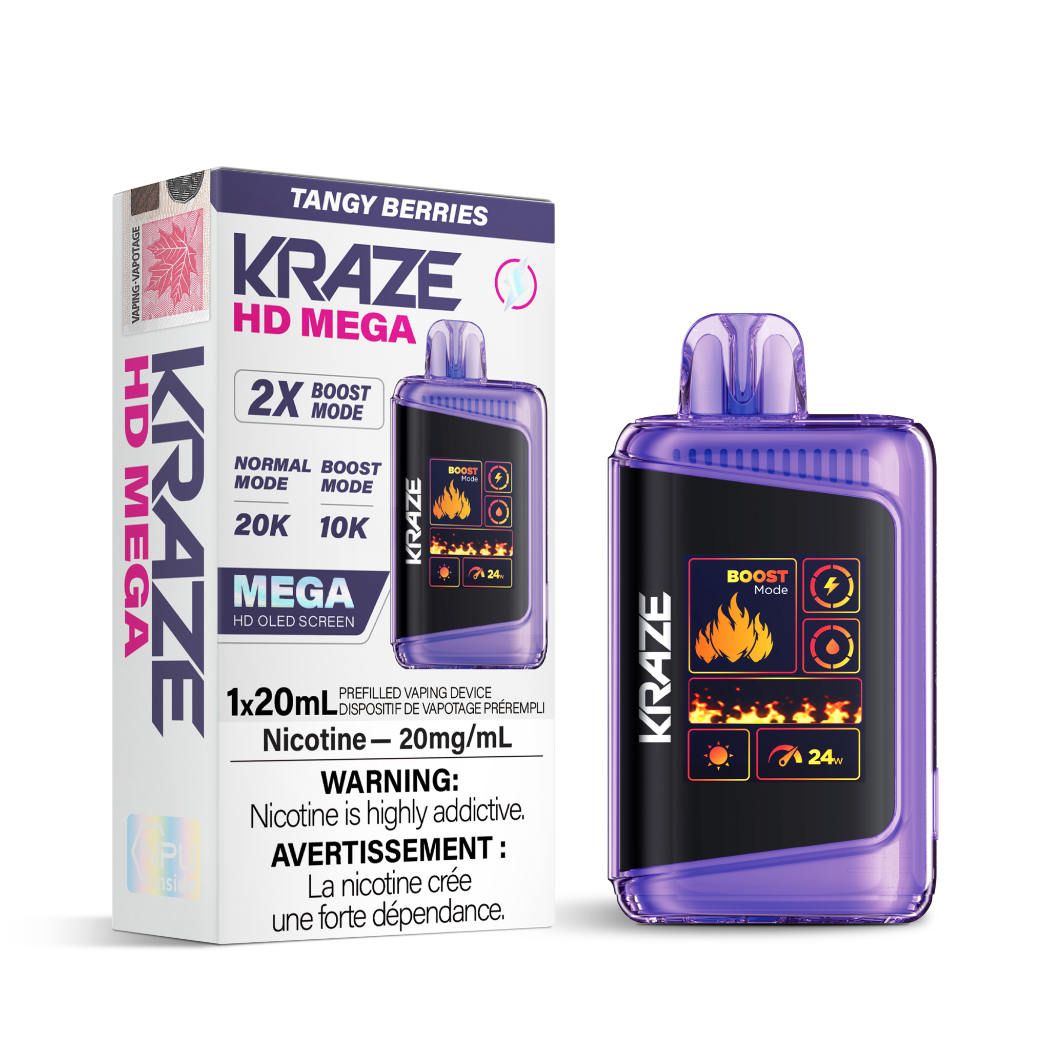 KRAZE MEGA 20K TANGY BERRIES