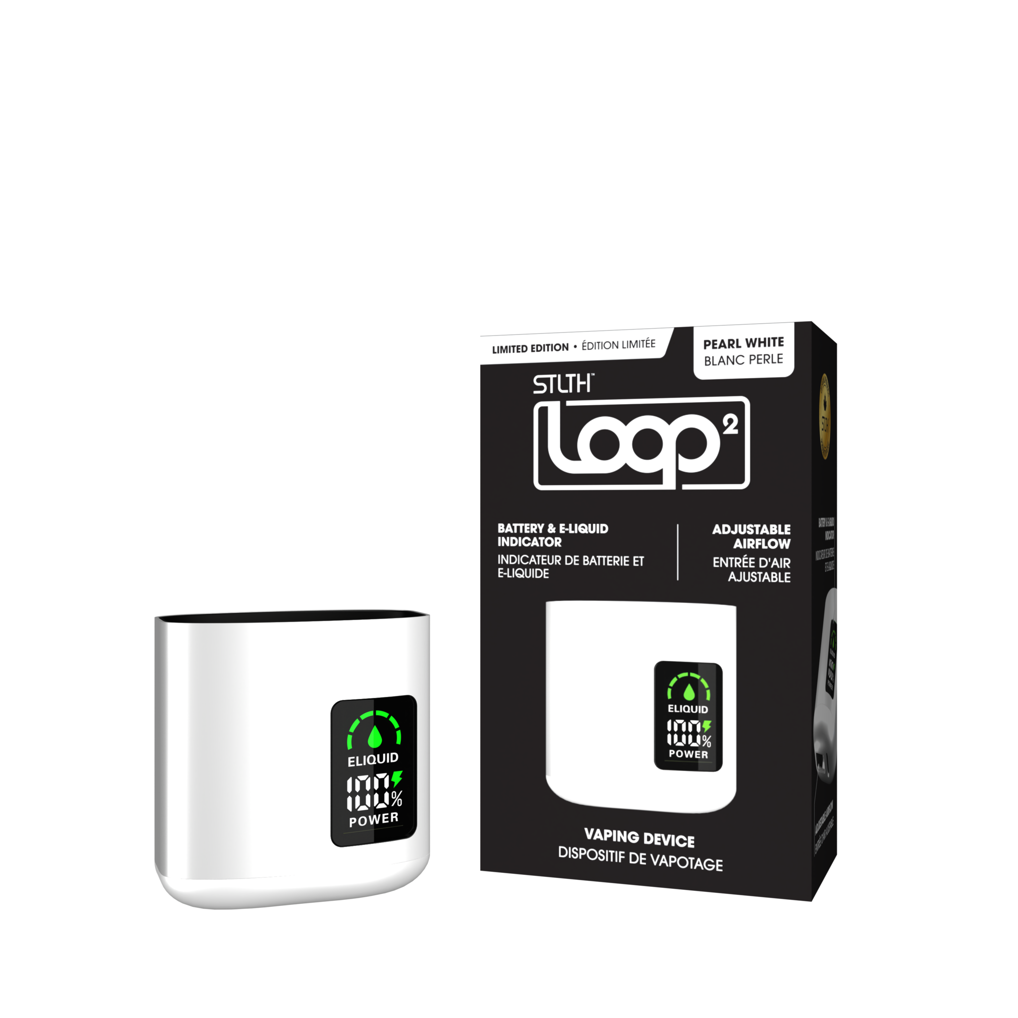 STLTH LOOP 2 DEVICE PEARL WHITE LIMITED EDITION