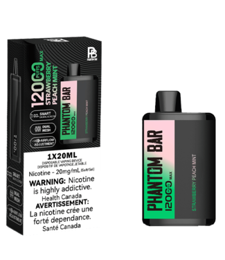 PHANTOM BAR 12000 PUFFS STRAWBERRY PEACH MINT