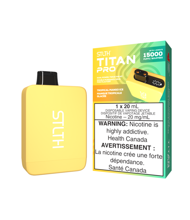 STLTH TITAN PRO 15K  TROPICAL MANGO ICE