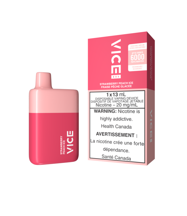 VICE BOX DISPOSABLE  STRAWBERRY PEACH ICE