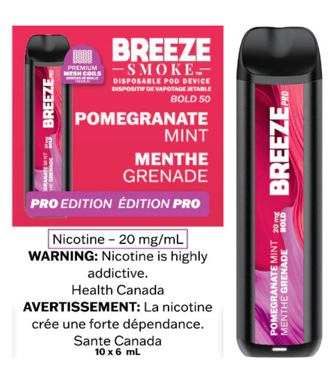 BREEZE PRO EDITION POMEGRANATE MINT