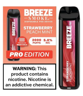 BREEZE PRO EDITION STRAWBERRY PEACH MINT