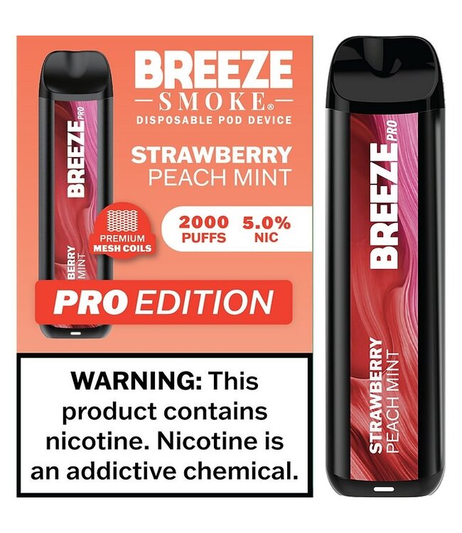 BREEZE PRO EDITION STRAWBERRY PEACH MINT