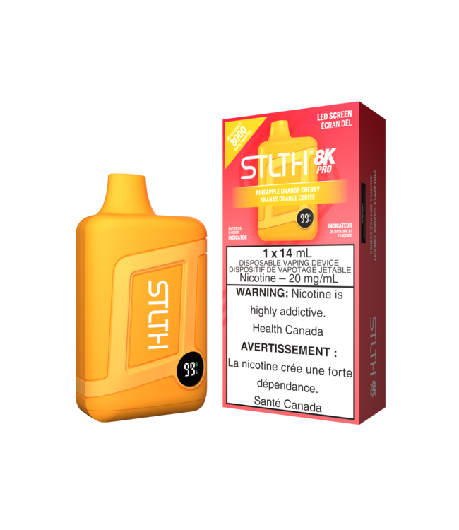 STLTH 8K PRO PINEAPPLE ORANGE CHERRY