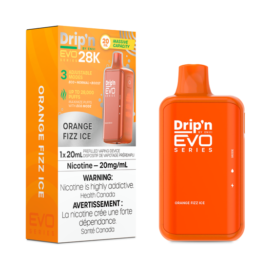 DRIP'N EVO 28K ON ORANGE FIZZ